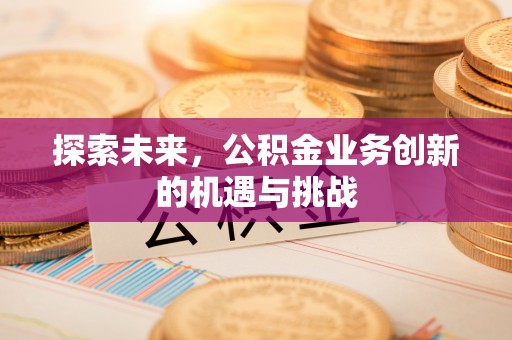 闵行探索未来，公积金业务创新的机遇与挑战