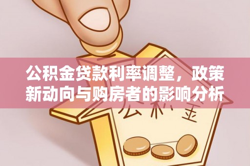 闵行公积金贷款利率调整，政策新动向与购房者的影响分析