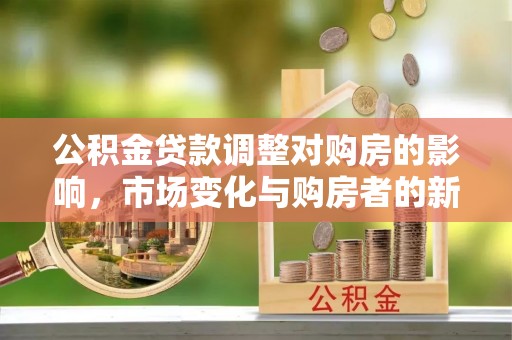 闵行公积金贷款调整对购房的影响，市场变化与购房者的新选择