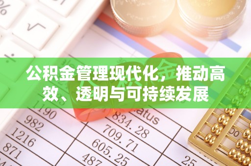 闵行公积金管理现代化，推动高效、透明与可持续发展