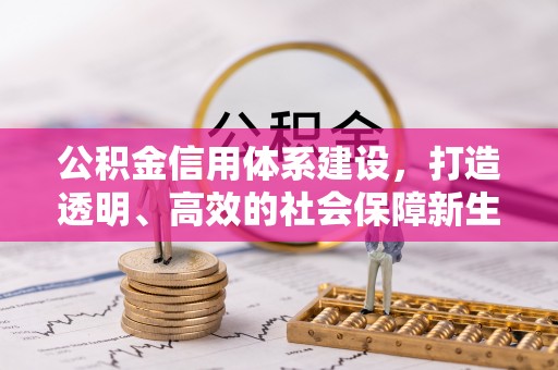 闵行公积金信用体系建设，打造透明、高效的社会保障新生态