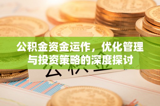 闵行公积金资金运作，优化管理与投资策略的深度探讨