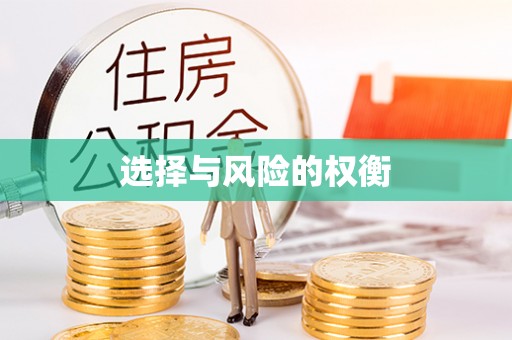 闵行选择与风险的权衡