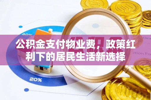 闵行公积金支付物业费，政策红利下的居民生活新选择