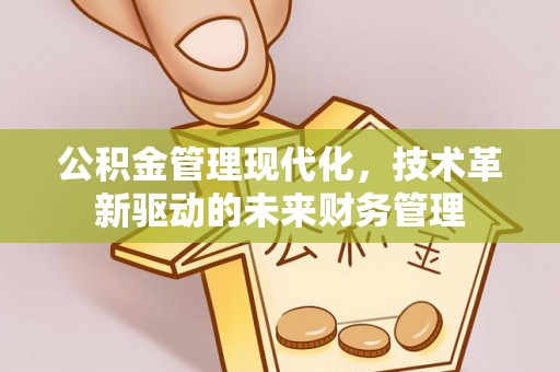 闵行公积金管理现代化，技术革新驱动的未来财务管理