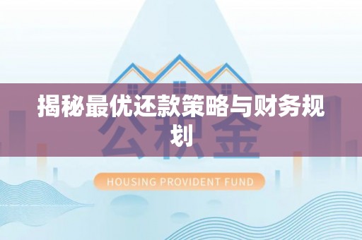 闵行揭秘最优还款策略与财务规划