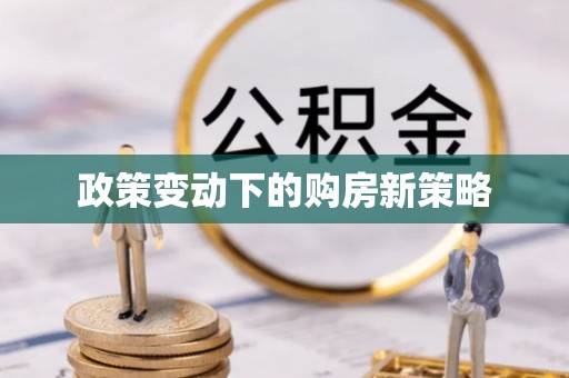 闵行政策变动下的购房新策略